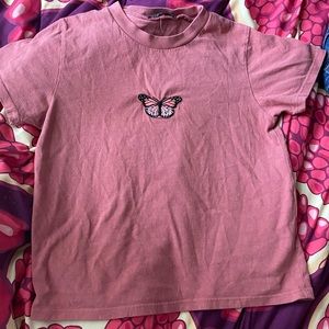 brandy melville butterfly top (rare)